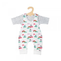 Poppen Romper Pinguin met T-Shirt, 35-45 cm