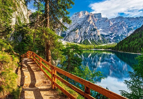 Castorland puzzle Braies Lake Italy - 1000 pieces - Jigsaw Puzzle