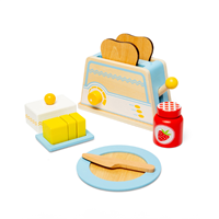 BigJigs wooden breakfast set toy - pretend play kitchen