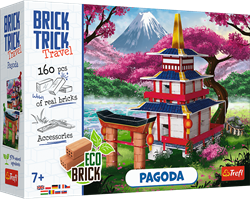 Brick Trick building set pagoda - educational toy - travel