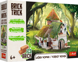 Brick Trick building set forest house ceramic and wood 220 pieces