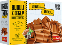 Brick Trick building blocks toy - 40 cardboard tiles - educational