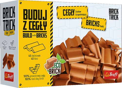 Brick Trick building blocks toy - 40 cardboard tiles - educational