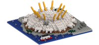 Brixies building set Millennium Dome 570 pieces - educational toy
