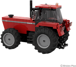 Brixies building set Case IH 1455 tractor - 221 bricks - creative fun