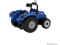 Brixies building set New Holland T3 FLP tractor - 89 bricks toy
