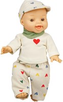 Heless doll clothing set trousers and shirt Heart Confetti 28-35cm-2