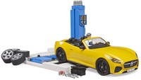 Bruder toy Car Service Center with Roadster - car playset-2