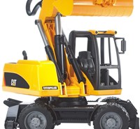 Bruder CAT excavator - construction vehicle toy yellow black-2