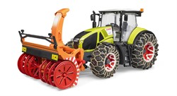BRUDER Claas Axion 950 with snow chains and snow blower
