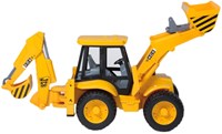 Bruder JCB 4CX tractor toy with front and rear loader construction vehicle-3