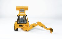 Bruder JCB 4CX tractor toy with front and rear loader construction vehicle-2