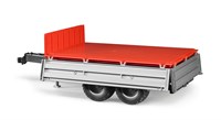 Bruder toy tipper trailer 2-axle - construction vehicle 1:16 scale-2