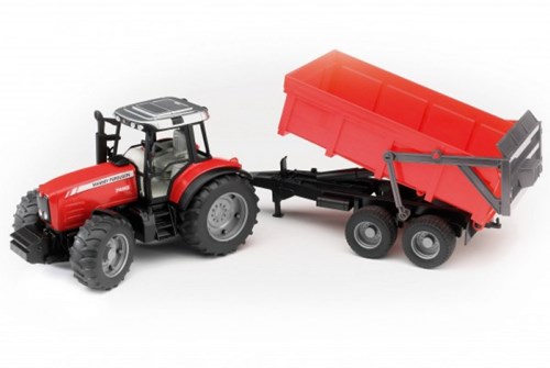 Bruder tractor Massey Ferguson 7480 toy vehicle with tipping loader
