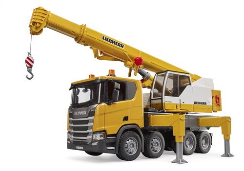 Bruder crane truck Scania Super 560R Liebherr with light and sound toy vehicle-2