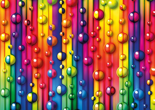 Yazz puzzle Bubbles - 1000 pieces colorful jigsaw puzzle