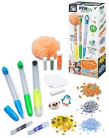 Buki ballpoint pen animals DIY set - erasable pens craft kit