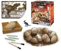 Buki dino eggs maxi pack - discover 12 dinosaurs excavation toy set