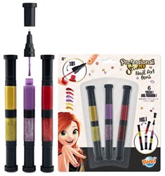 Buki nail pens set - creative nail studio for kids