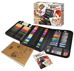 Buki professional drawing case - creative art set for kids