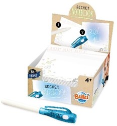 Buki secret notebook with UV pen - invisible ink toy