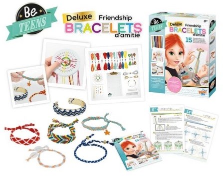 Buki friendship bracelets deluxe craft set cotton kids