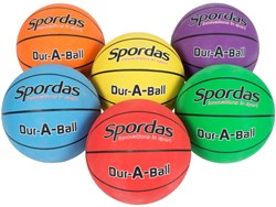 Spordas basketball set durable - Set of 6 basketball balls