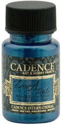 Cadence textile paint metallic blue 50 ml - Dora glitter paint