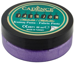 Cadence Cadence Fashion Textiel Metallic Relief Pasta 50 ml Heather