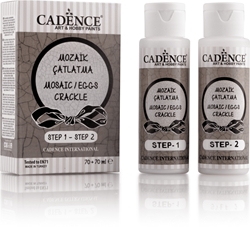 Cadence mosaic varnish crackle effect 120+120ml decoration