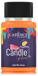 Cadence candle paint orange - decorative paint for candles 50 ml