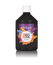 Cadence acrylic paint matte 500 ml black - creative hobby paint