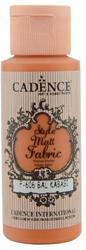 Cadence fabric paint matte 59 ml pumpkin - creative hobby paint