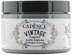 Cadence gesso paint Vintage Legend grey 150 ml for creative painting