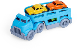 Green Toys car transporter blue incl. 3 cars