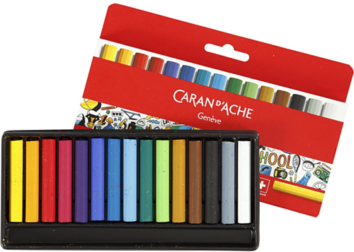 Caran d'Ache oil pastel junior set 15 pieces coloring creative kids