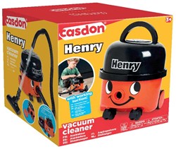 Casdon Henry toy vacuum cleaner - realistic red kids vacuum
