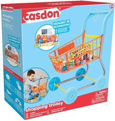 Casdon toy shopping trolley - colorful shopping cart for kids