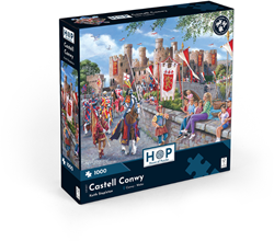 House of Puzzles jigsaw puzzle Castell Conwy 1000 pieces castle scene
