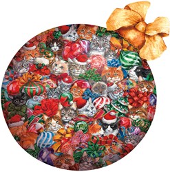 SunsOut puzzle cat Christmas ornament - 750 pieces jigsaw