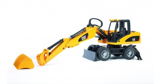 Bruder CAT wheeled excavator - construction vehicle toy-2