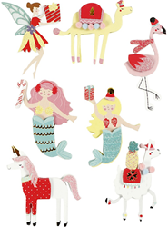 Creativ Company 3D stickers mermaid craft decoration paper 7 pieces