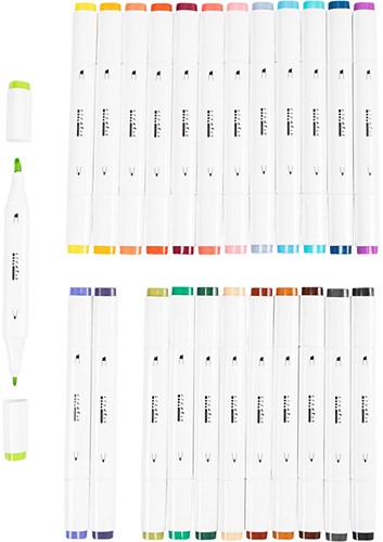 Creativ Company CC Alcoholmarkers Set 24 stuks