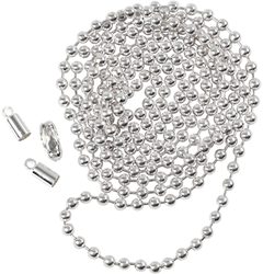 Creativ Company ball chain silver 3 mm 1 meter DIY jewelry making