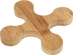 Creativ Company bamboo coaster - sustainable table accessory 12x12 cm