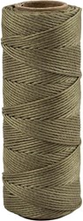 Creativ Company bamboo cord craft textile yarn olive green 65m