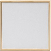 Creativ Company canvas panel painting with frame 15.8x15.8 cm white