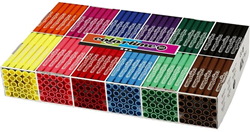 Grootverpakking met 12x24 Gekleurde Jumbo Stiften