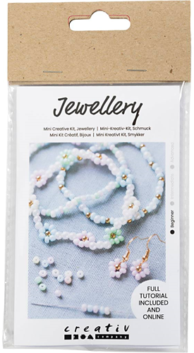 Creativ Company CC Mini Hobbyset Sieraden Elastische Sieraden Bloemen