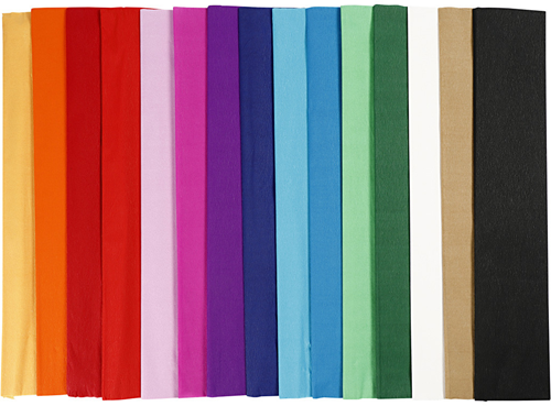 Creativ Company CC Crepepapier Set Multigekleurd 50x250 cm 60 stuks